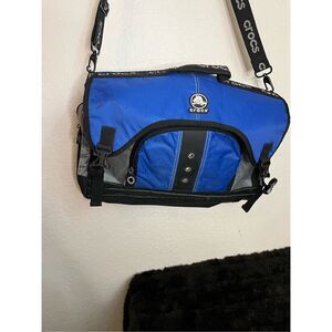CROCS Computer Bag Messenger Bag Laptop Tablet Travel Adjustable Strap Blue